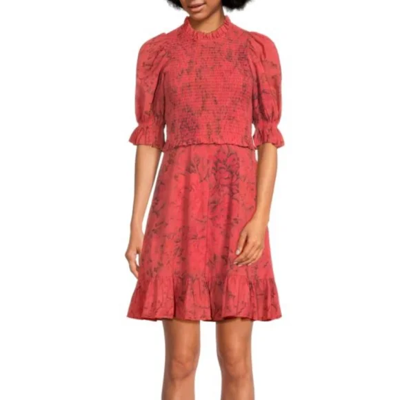 Revolve Area Stars Priya Floral Smocked Mini Dress - Picture 2 of 9